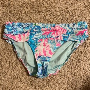 Lilly Pulitzer Lagoon Sarong hipster bottoms
